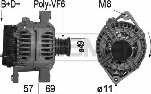 Messmer 209046A - Alternator furqanavto.az