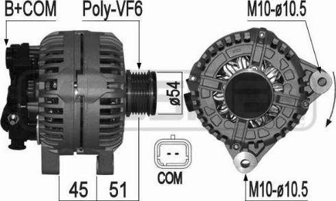 Messmer 209059A - Alternator furqanavto.az