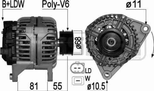 Messmer 209051A - Alternator furqanavto.az