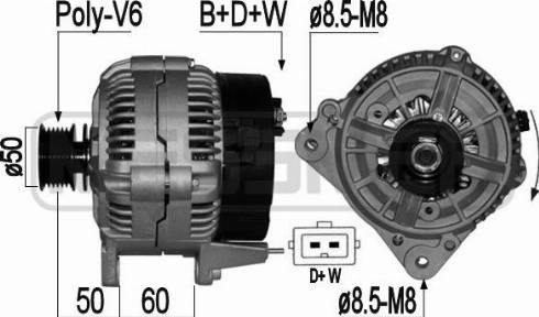 Messmer 209062A - Alternator furqanavto.az