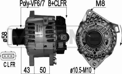 Messmer 209004A - Alternator furqanavto.az