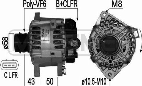 Messmer 209004 - Alternator furqanavto.az