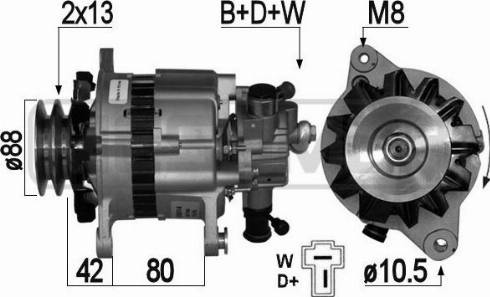 Messmer 209014 - Alternator furqanavto.az