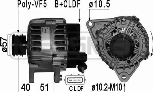 Messmer 209026 - Alternator furqanavto.az