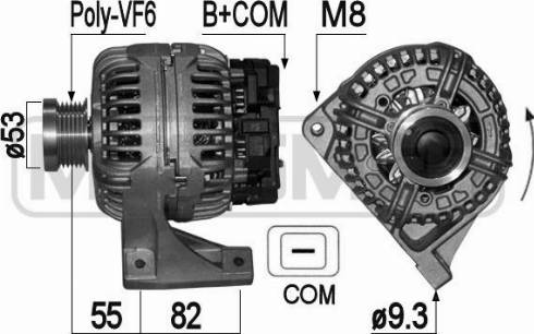 Messmer 209074 - Alternator furqanavto.az