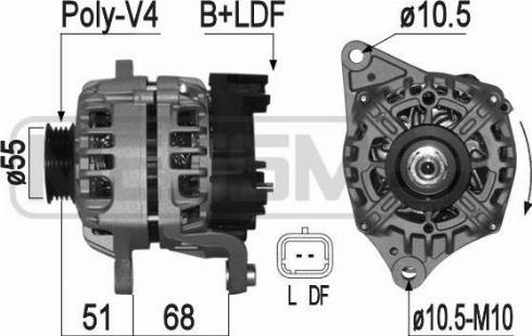 Messmer 209143A - Alternator furqanavto.az