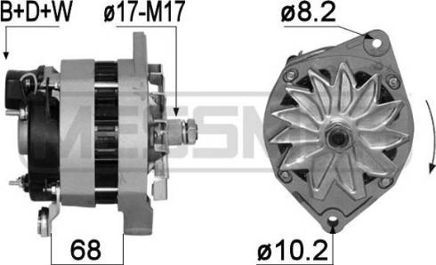 Messmer 209142A - Alternator furqanavto.az