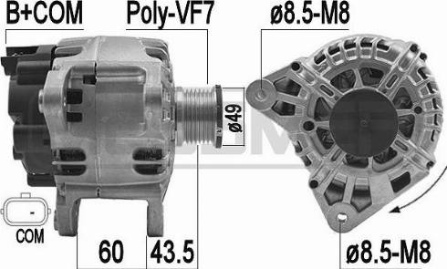 Messmer 209165 - Alternator furqanavto.az