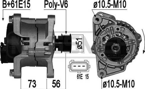 Messmer 209 161 - Alternator furqanavto.az