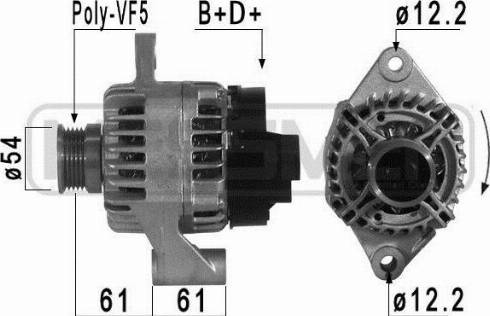 Messmer 209105 - Alternator furqanavto.az