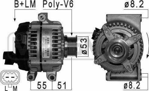 Messmer 209110 - Alternator furqanavto.az