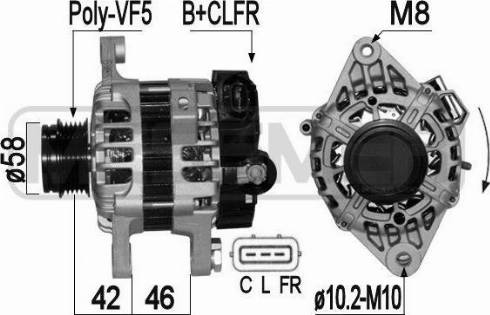 Messmer 209126 - Alternator furqanavto.az