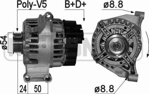 Messmer 209340 - Alternator furqanavto.az