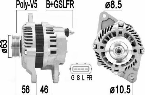 Messmer 209350A - Alternator furqanavto.az