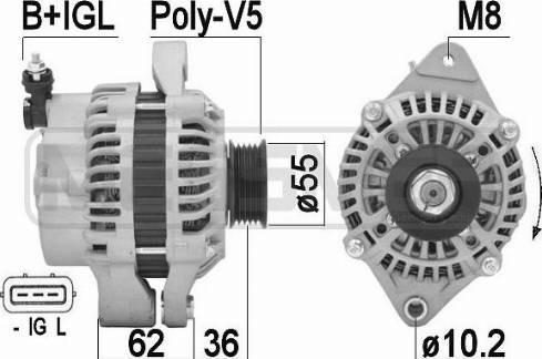 Messmer 209353A - Alternator furqanavto.az