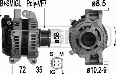 Messmer 209361A - Alternator furqanavto.az