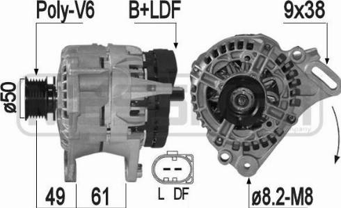 Messmer 209303A - Alternator furqanavto.az