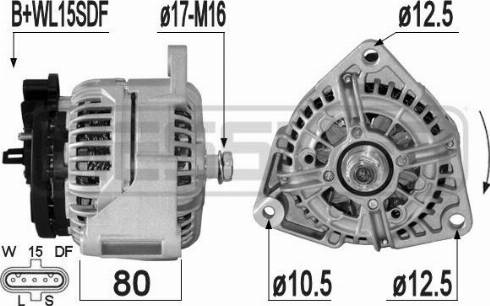 Messmer 209307A - Alternator furqanavto.az