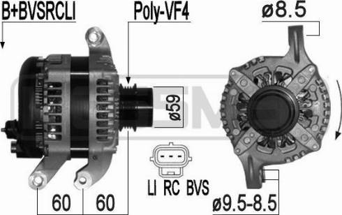 Messmer 209316 - Alternator furqanavto.az