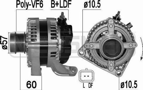 Messmer 209387A - Alternator furqanavto.az