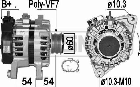 Messmer 209337 - Alternator furqanavto.az