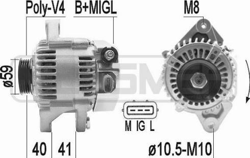 Messmer 209371A - Alternator furqanavto.az