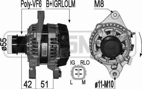 Messmer 209299 - Alternator furqanavto.az