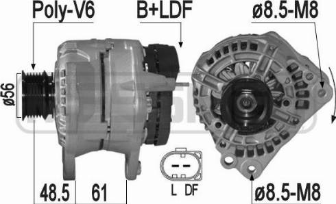 Messmer 209215 - Alternator furqanavto.az