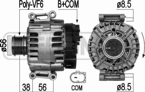 Messmer 209286 - Alternator furqanavto.az