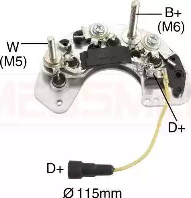 Messmer 215502 - Düzləşdirici, alternator furqanavto.az