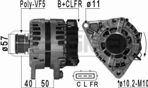 Messmer 210942 - Alternator furqanavto.az