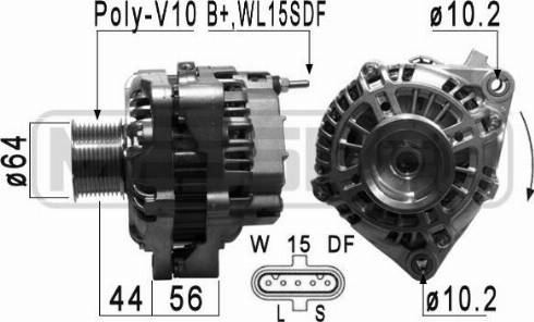 Messmer 210910A - Alternator furqanavto.az