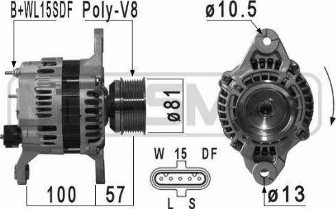 Messmer 210913A - Alternator furqanavto.az