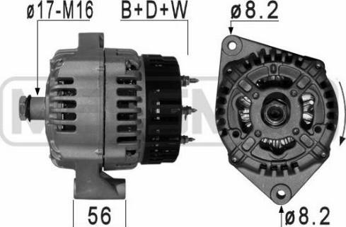 Messmer 210984A - Alternator furqanavto.az