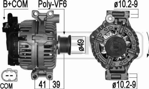 Messmer 210985A - Alternator furqanavto.az