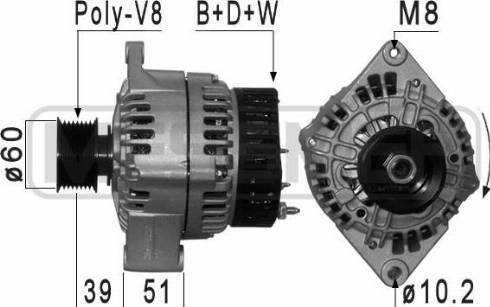 Messmer 210986A - Alternator furqanavto.az