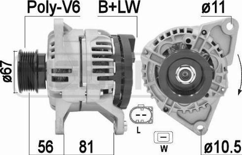 Messmer 210933A - Alternator furqanavto.az