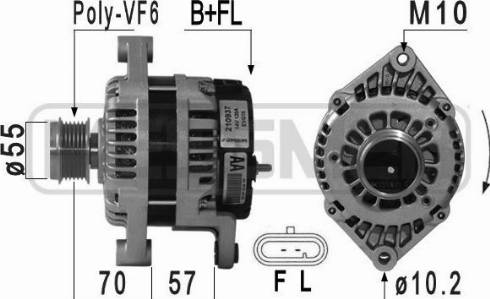 Messmer 210937A - Alternator furqanavto.az