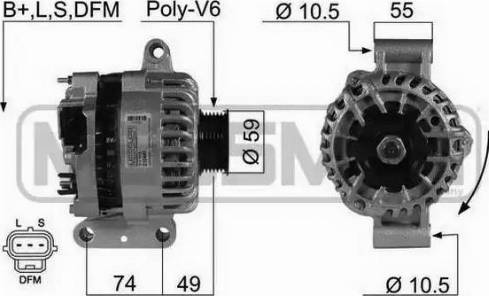 Messmer 210449 - Alternator furqanavto.az