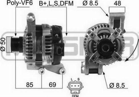 Messmer 210441A - Alternator furqanavto.az