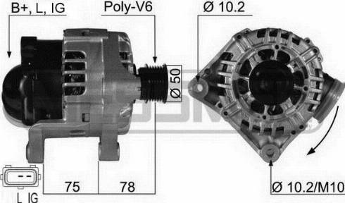 Messmer 210464A - Alternator furqanavto.az