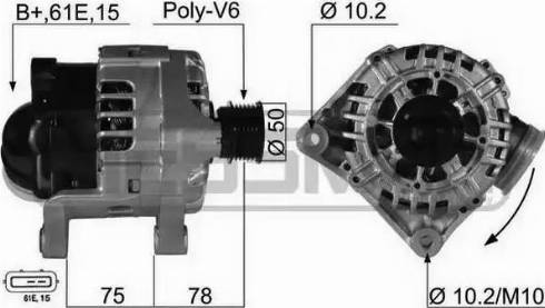 Messmer 210464 - Alternator furqanavto.az