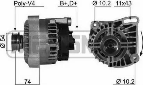 Messmer 210405 - Alternator furqanavto.az