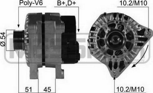 Messmer 210483R - Alternator furqanavto.az