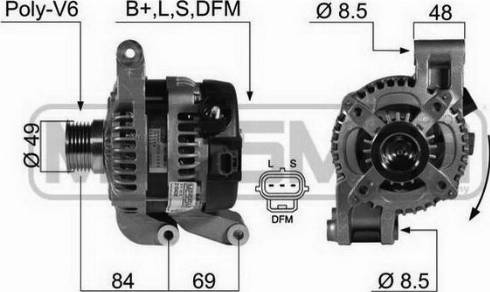 Messmer 210438A - Alternator furqanavto.az