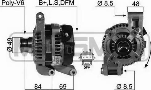 Messmer 210438 - Alternator furqanavto.az