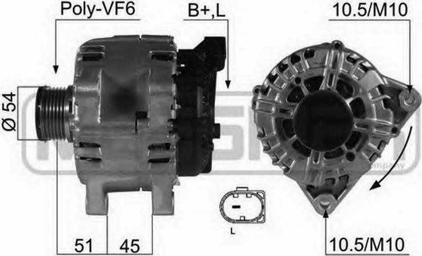 Messmer 210437 - Alternator furqanavto.az