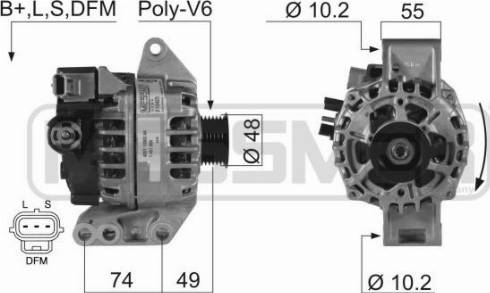 Messmer 210425A - Alternator furqanavto.az