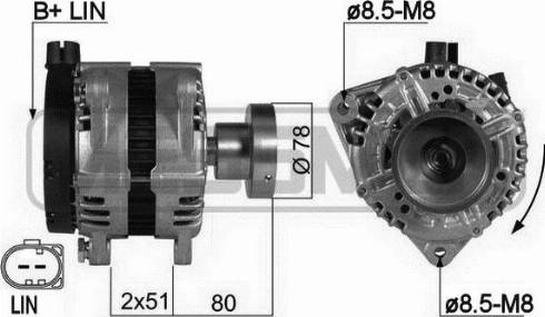 Messmer 210423A - Alternator furqanavto.az