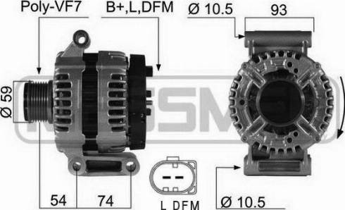 Messmer 210422A - Alternator furqanavto.az